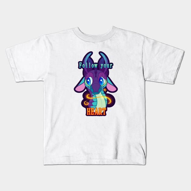 Motivational Blue (Wings of Fire) Kids T-Shirt by EnchantedAnimal